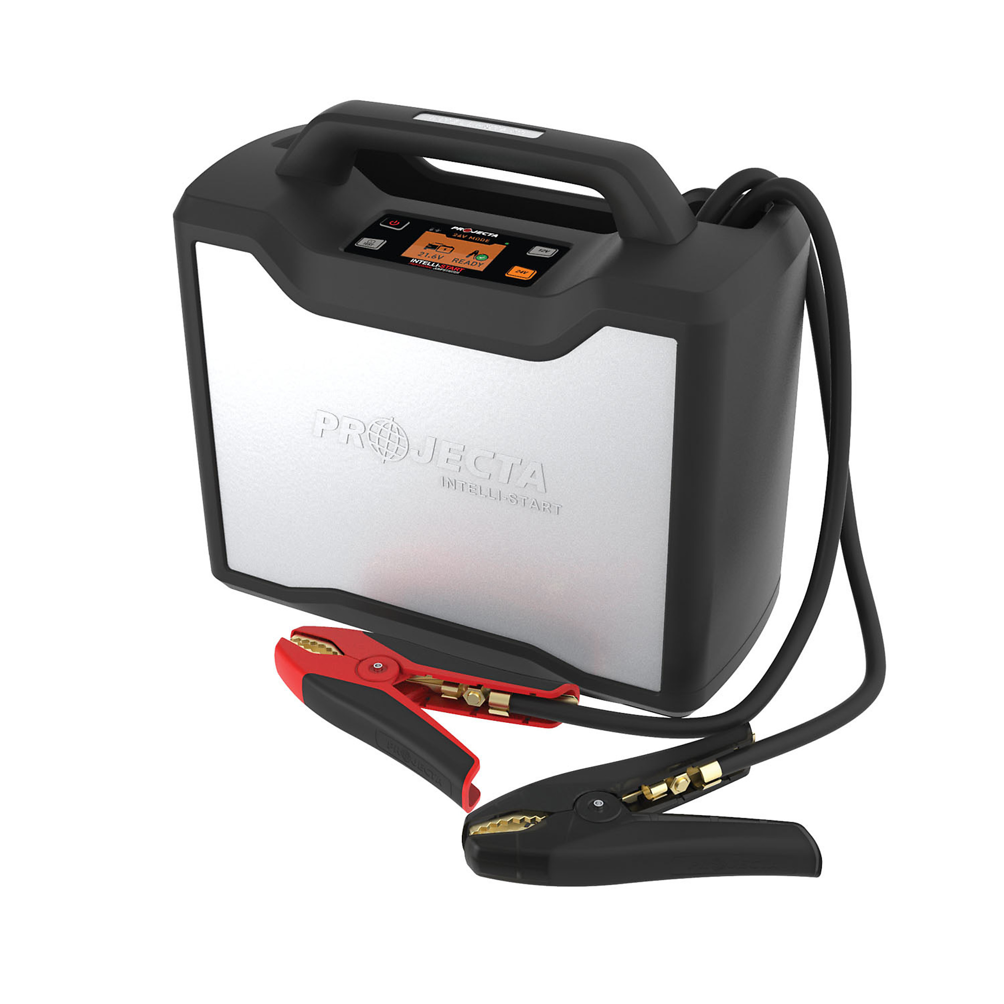 BWI Projecta, IS3000 Jumpstarter Rapid Recharge 12L gas diesel, Amps 3000 Volts 12/24 Model# PJ-IS3000-2